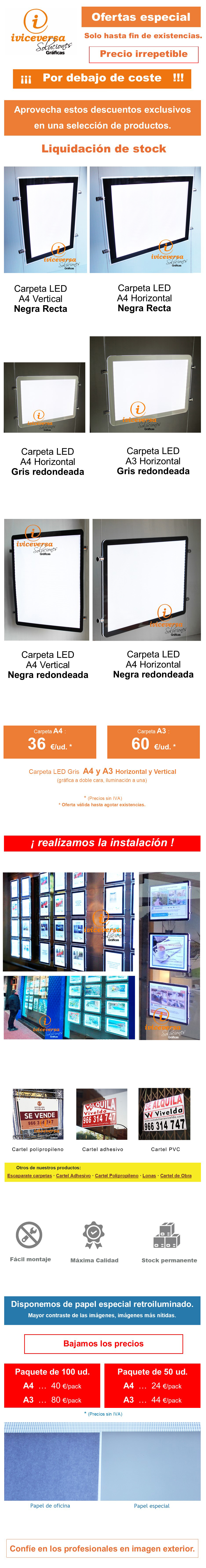 Oferta bajo Coste